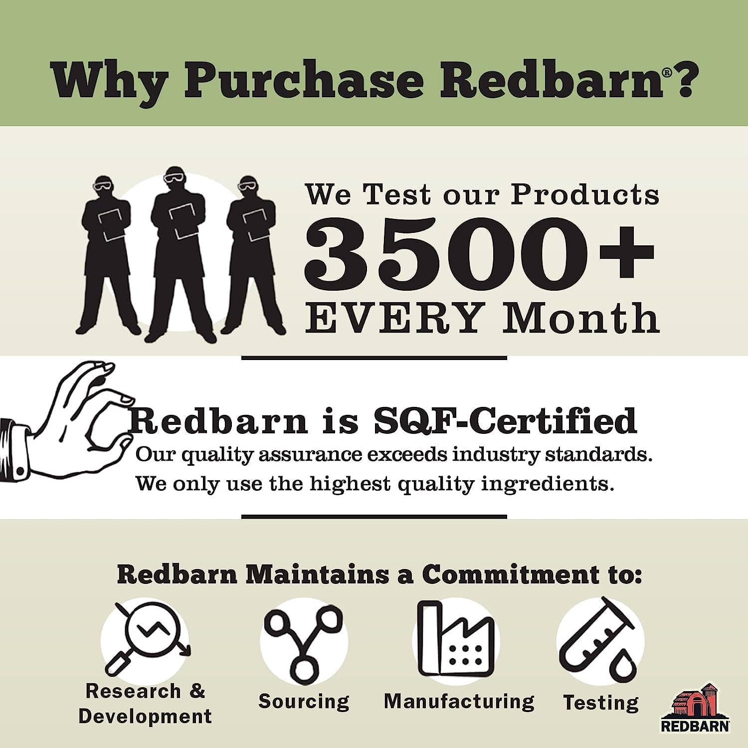 RedBarn RB Beef Cheek Spring 3pk Chews 1.65oz/46.8g